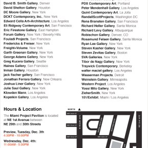 Miami Project December&nbsp;3-8th