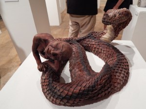 The dual-nature of humans and the need to prey or be preyed upon? A great piece nonetheless! 