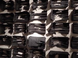 Some of the wall-mounted pieces garnered the most interest from those attending. 