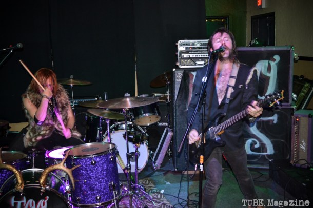The Cadaver Dogs playing in Sacramento CA at Cafe Colonial during Bat Guano Festival 2014. Photo Ryan Stewart.