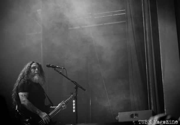 Tom Araya, lead singer of Slayer. Fox Theater. Oakland CA. 2014 Photo Melissa Uroff