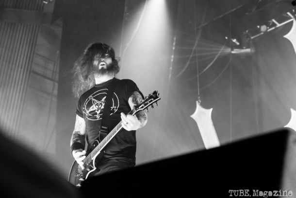Guitarist from Slayer, Gary Holt. Fox Theater. Oakland CA. 2014 Photo Melissa Uroff