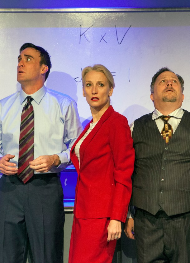 (from L to R) Jason Kuykendall, Carrie Paff, and Peter Mohrmann