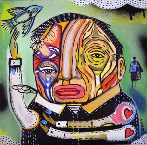 Double or Nothing 12x12 on canvas