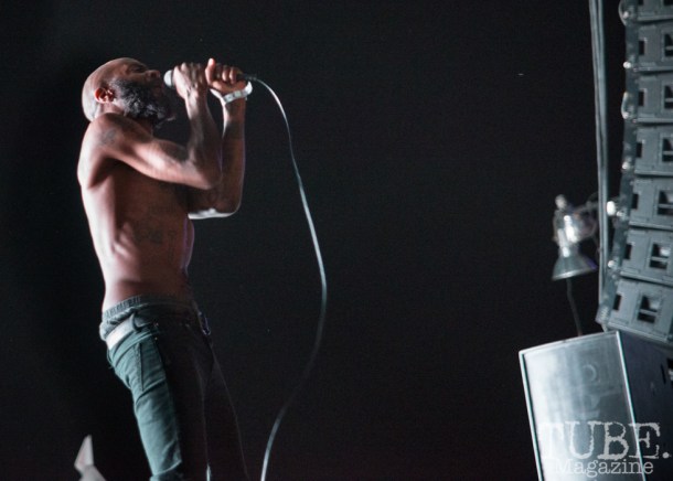 MC Ride lead singer of Death Grips, TBD Fest, Sacramento, Ca 2015 Photo Melissa Uroff