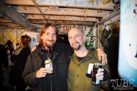 Ground Chuck and friend at his Benefit show held at Casa de Chaos on January 9, 2016. Photo Vi Mayugba.