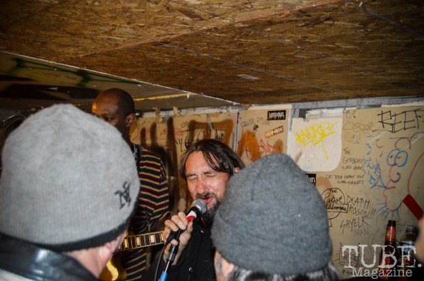 Ground Chuck doing guest vocals for the Storytellers at his Benefit show held at Casa de Chaos on January 9, 2016. Photo Vi Mayugba.