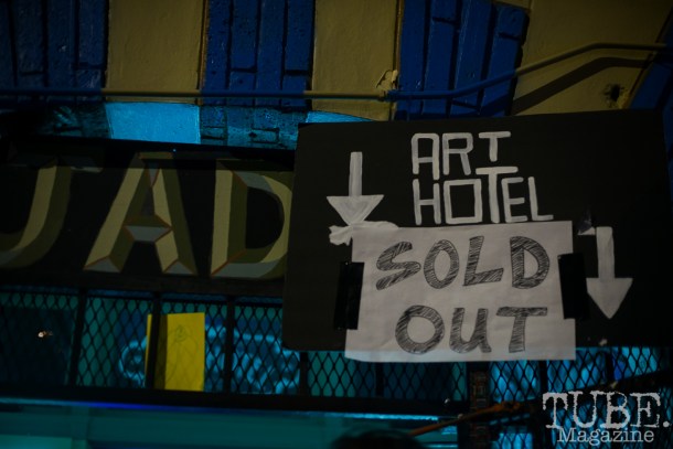 "Sold Out" Art Hotel, Sacramento CA, February 2016. Photo Melissa Uroff