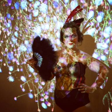 Body painting by Rachelle Ahmad at the Crocker ArtMix, March 2016. Photo provided by the artist.