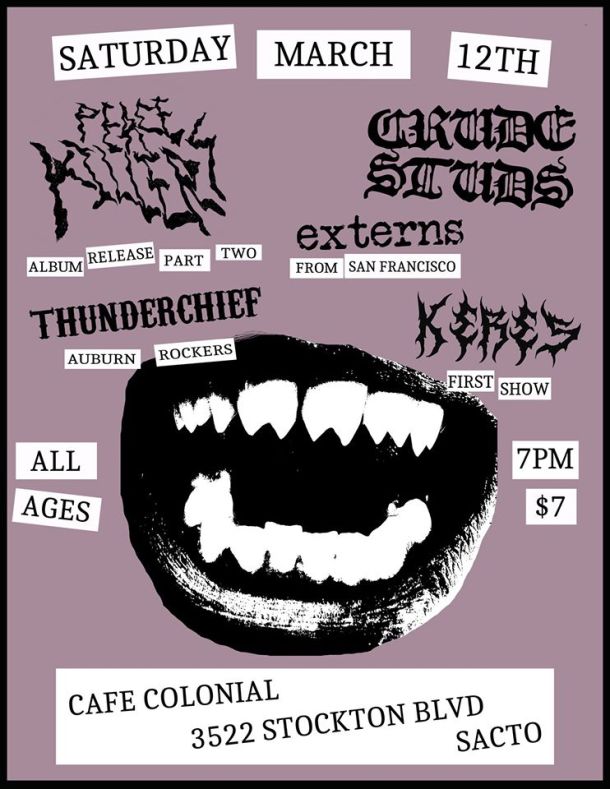 crude studs at colonial