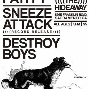 TUBE. & Pleasant Screams Present: Dog Party, Sneeze Attack & Destroy&nbsp;Boys