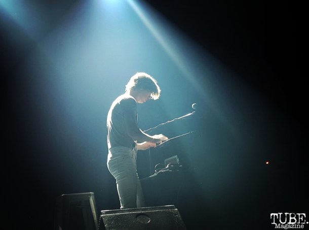 Multi-instrumentalist, Arnaud Vial on keyboards, Fox Theater, Oakland, CA. June 8, 2016. Photo Anouk Nexus